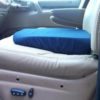 BLUE TWILL AUTO SEAT WEDGE new pillow car cushion chair