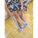 HEEL-GUIDE COMPRESSION STOCKING AID